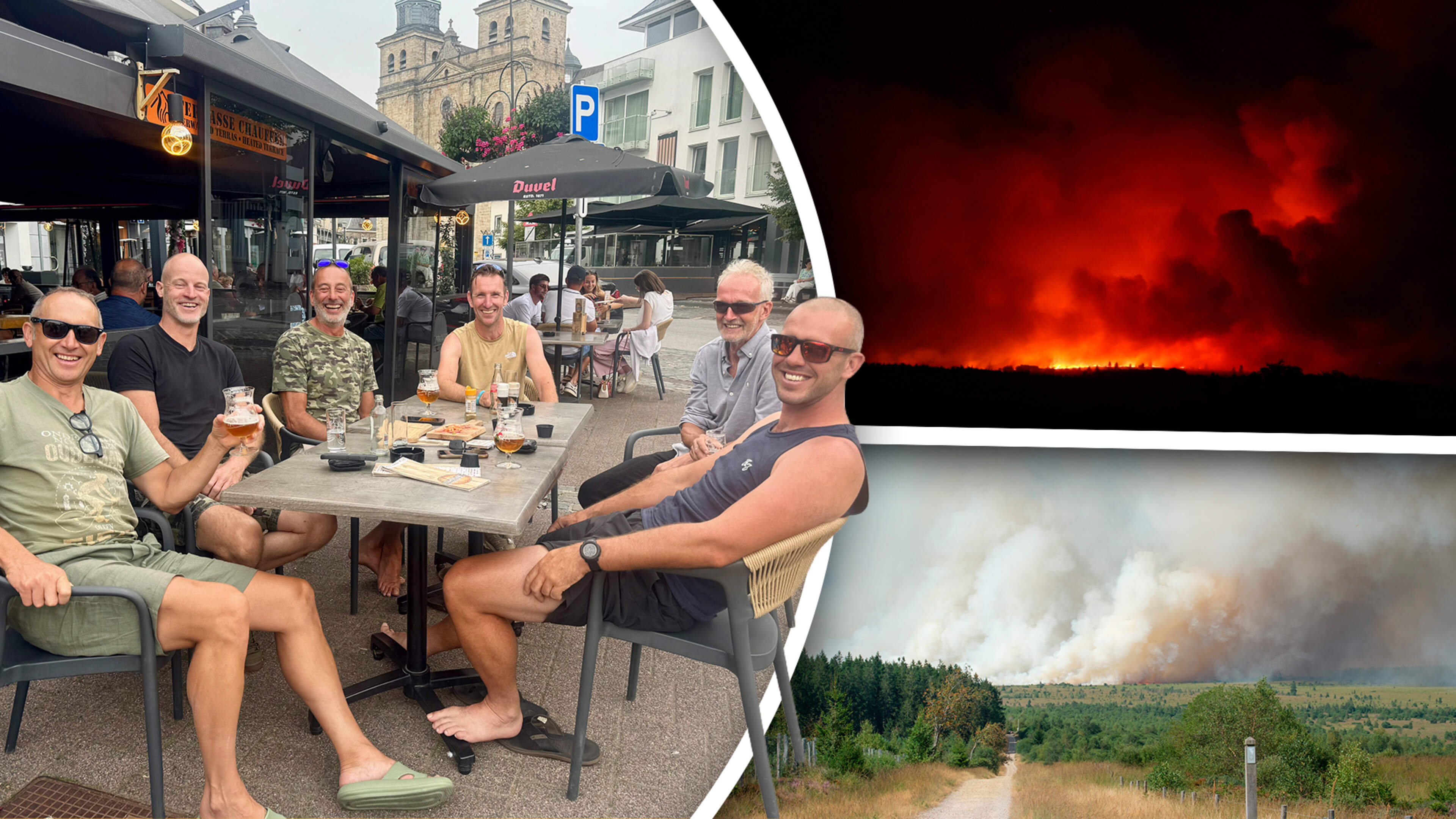 Nederlandse vakantiegangers midden in rook van enorme natuurbrand: ’Zwaar om te ademen’